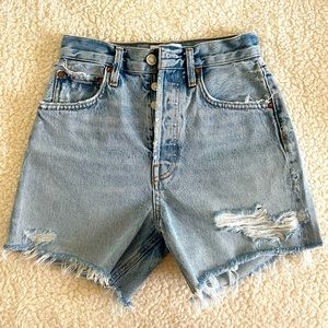 Agolde Riley Shorts in Groove